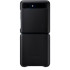 ЧЕХОЛ SAMSUNG Z FLIP LEATHER COVER BLACK